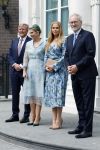 Den Haag 30 juni 2026
Koning Willem Alexander Koningin Maxima en prinses Amalia bij afscheid van Thom de Graaf in raad v State .