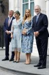 Den Haag 30 juni 2026
Koning Willem Alexander Koningin Maxima en prinses Amalia bij afscheid van Thom de Graaf in raad v State .