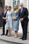 Den Haag 30 juni 2026
Koning Willem Alexander Koningin Maxima en prinses Amalia bij afscheid van Thom de Graaf in raad v State .