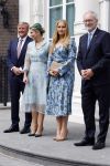 Den Haag 30 juni 2026
Koning Willem Alexander Koningin Maxima en prinses Amalia bij afscheid van Thom de Graaf in raad v State .