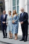 Den Haag 30 juni 2026
Koning Willem Alexander Koningin Maxima en prinses Amalia bij afscheid van Thom de Graaf in raad v State .