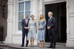 DEN HAAG 30 juni 2026 Koning Willem-Alexander, Koningin Maxima en Prinses Amalia is aanwezig bij de buitengewone vergadering van de Raad van State ter gelegenheid van het afscheid van de heer Thom de Graaf als vice-president.