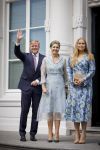 DEN HAAG 30 juni 2026 Koning Willem-Alexander, Koningin Maxima en Prinses Amalia is aanwezig bij de buitengewone vergadering van de Raad van State ter gelegenheid van het afscheid van de heer Thom de Graaf als vice-president.