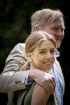 Den Haag 21 mei 2026
Fotouurtje met de koninklijke familie in de Hollandse tuin van Park Clingendael . Aanwezig Koning Willem Alexander Koningin Maxima Prinses Amalia Prinses Alexia en Prinses Ariane . 