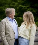 Den Haag 21 mei 2026
Fotouurtje met de koninklijke familie in de Hollandse tuin van Park Clingendael . Aanwezig Koning Willem Alexander Koningin Maxima Prinses Amalia Prinses Alexia en Prinses Ariane . 