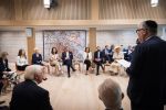 Amsterdam 9 juni 2026
Op uitnodiging van Zijne Majesteit de Koning - Koning Willem Alexander en Koningin Maxima brengt de bondspresident van Duitsland, Frank-Walter Steinmeier, een staatsbezoek aan Nederland. Hij wordt hierbij vergezeld door zijn echtgenote Elke BÃ¼denbender.