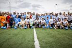 VOORBURG 2 juni 2026 Koningin Maxima tijdens de aftrap van âDe Onzichtbare Blessureâ. Met het programma besteden KNVB en Zilveren Kruis aandacht aan mentale gezondheid in het amateurvoetbal. MIND Us wil dat jongeren grip krijgen op hun mentale gezondheid, zich veerkrachtig ontwikkelen en hulp weten te vinden als dat nodig is, Maxima is erevoorzitter van de stichting. De aftrap vind plaats in de Week van de Mentale Gezondheid. 