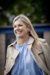 VOORBURG 2 juni 2026 Koningin Maxima tijdens de aftrap van âDe Onzichtbare Blessureâ. Met het programma besteden KNVB en Zilveren Kruis aandacht aan mentale gezondheid in het amateurvoetbal. MIND Us wil dat jongeren grip krijgen op hun mentale gezondheid, zich veerkrachtig ontwikkelen en hulp weten te vinden als dat nodig is, Maxima is erevoorzitter van de stichting. De aftrap vind plaats in de Week van de Mentale Gezondheid. 