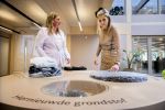 HEERENVEEN 3 juni 2026 - Koningin Maxima opent op  het Werklandschap van de Toekomst van Omrin in Ook het nieuwe circulaire zogenoemde droomkantoor van dit afvalverwerkingsbedrijf staat op het Werklandshap van de Toekomst, een duurzaam ontwikkeld bedrijventerrein dat groen en klimaatbestendig is. PATRICK VAN KATWIJK