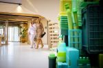 HEERENVEEN 3 juni 2026 - Koningin Maxima opent op  het Werklandschap van de Toekomst van Omrin in Ook het nieuwe circulaire zogenoemde droomkantoor van dit afvalverwerkingsbedrijf staat op het Werklandshap van de Toekomst, een duurzaam ontwikkeld bedrijventerrein dat groen en klimaatbestendig is. PATRICK VAN KATWIJK