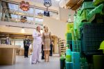 HEERENVEEN 3 juni 2026 - Koningin Maxima opent op  het Werklandschap van de Toekomst van Omrin in Ook het nieuwe circulaire zogenoemde droomkantoor van dit afvalverwerkingsbedrijf staat op het Werklandshap van de Toekomst, een duurzaam ontwikkeld bedrijventerrein dat groen en klimaatbestendig is. PATRICK VAN KATWIJK