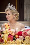 Amsterdam, 17 Juni 2026 Keizer Naruhito, keizerin Masako van Japan, Koning Willem Alexander Koningin Maxima Prinses Amalia en Prinses Ariane tijdens het staatsbanket in het Koninklijk Paleis Amsterdam. 

Naruhito brengt een driedaags staatsbezoek aan Nederland.

