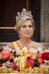 Amsterdam, 17 Juni 2026 Keizer Naruhito, keizerin Masako van Japan, Koning Willem Alexander Koningin Maxima Prinses Amalia en Prinses Ariane tijdens het staatsbanket in het Koninklijk Paleis Amsterdam. 

Naruhito brengt een driedaags staatsbezoek aan Nederland.

