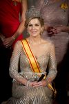Amsterdam, 17 Juni 2026 Keizer Naruhito, keizerin Masako van Japan, Koning Willem Alexander Koningin Maxima Prinses Amalia en Prinses Ariane tijdens het staatsbanket in het Koninklijk Paleis Amsterdam. 

Naruhito brengt een driedaags staatsbezoek aan Nederland.

