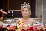 Amsterdam, 17 Juni 2026 Keizer Naruhito, keizerin Masako van Japan, Koning Willem Alexander Koningin Maxima Prinses Amalia en Prinses Ariane tijdens het staatsbanket in het Koninklijk Paleis Amsterdam. 

Naruhito brengt een driedaags staatsbezoek aan Nederland.


