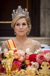 Amsterdam, 17 Juni 2026 Keizer Naruhito, keizerin Masako van Japan, Koning Willem Alexander Koningin Maxima Prinses Amalia en Prinses Ariane tijdens het staatsbanket in het Koninklijk Paleis Amsterdam. 

Naruhito brengt een driedaags staatsbezoek aan Nederland.

