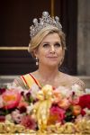 Amsterdam, 17 Juni 2026 Keizer Naruhito, keizerin Masako van Japan, Koning Willem Alexander Koningin Maxima Prinses Amalia en Prinses Ariane tijdens het staatsbanket in het Koninklijk Paleis Amsterdam. 

Naruhito brengt een driedaags staatsbezoek aan Nederland.

