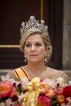Amsterdam, 17 Juni 2026 Keizer Naruhito, keizerin Masako van Japan, Koning Willem Alexander Koningin Maxima Prinses Amalia en Prinses Ariane tijdens het staatsbanket in het Koninklijk Paleis Amsterdam. 

Naruhito brengt een driedaags staatsbezoek aan Nederland.

