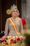 Amsterdam, 17 Juni 2026 Keizer Naruhito, keizerin Masako van Japan, Koning Willem Alexander Koningin Maxima Prinses Amalia en Prinses Ariane tijdens het staatsbanket in het Koninklijk Paleis Amsterdam. 

Naruhito brengt een driedaags staatsbezoek aan Nederland.

