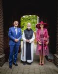 ROERMOND 19 mei 2026 Koning Willem Alexander en Koningin Maxima brengen een streekbezoek aan de gemeenten Maasgouw, Echt-Susteren, Roerdalen en Roermond. Tijdens het streekbezoek bezoekt het paar de schutterij in Wessem, Abdij Lilbosch in Echt, het smalste stukje Nederland in Illikhoven en Roermond, 19 Mei 2026. 