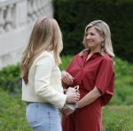 Den Haag 21 mei 2026
Fotouurtje met de koninklijke familie in de Hollandse tuin van Park Clingendael . Aanwezig Koning Willem Alexander Koningin Maxima Prinses Amalia Prinses Alexia en Prinses Ariane . 