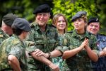 Breda 29 mei 2026
Koningin Maxima krijgt haar baret uitgereikt na afronding van haar training tot reservist, 29 Mei 2026.