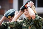 Breda 29 mei 2026
Koningin Maxima krijgt haar baret uitgereikt na afronding van haar training tot reservist, 29 Mei 2026.