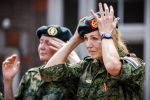 Breda 29 mei 2026
Koningin Maxima krijgt haar baret uitgereikt na afronding van haar training tot reservist, 29 Mei 2026.