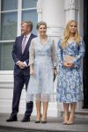DEN HAAG 30 juni 2026 Koning Willem-Alexander, Koningin Maxima en Prinses Amalia is aanwezig bij de buitengewone vergadering van de Raad van State ter gelegenheid van het afscheid van de heer Thom de Graaf als vice-president.