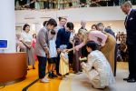 Utrecht, 19 Juni 2026 Keizer Nahurito, keizerin Masako van Japan en Koning Willem-Alexander en Koningin Maxima bezoeken het Prinses Maxima centrum voor kinder oncologie tijdens de derde dag van het Japanse staatsbezoek aan Nederland. 