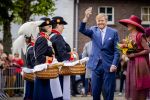 ROERMOND 19 mei 2026 Koning Willem Alexander en Koningin Maxima brengen een streekbezoek aan de gemeenten Maasgouw, Echt-Susteren, Roerdalen en Roermond. Tijdens het streekbezoek bezoekt het paar de schutterij in Wessem, Abdij Lilbosch in Echt, het smalste stukje Nederland in Illikhoven en Roermond, 19 Mei 2026. 