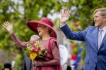 ROERMOND 19 mei 2026 Koning Willem Alexander en Koningin Maxima brengen een streekbezoek aan de gemeenten Maasgouw, Echt-Susteren, Roerdalen en Roermond. Tijdens het streekbezoek bezoekt het paar de schutterij in Wessem, Abdij Lilbosch in Echt, het smalste stukje Nederland in Illikhoven en Roermond, 19 Mei 2026. 