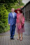 ROERMOND 19 mei 2026 Koning Willem Alexander en Koningin Maxima brengen een streekbezoek aan de gemeenten Maasgouw, Echt-Susteren, Roerdalen en Roermond. Tijdens het streekbezoek bezoekt het paar de schutterij in Wessem, Abdij Lilbosch in Echt, het smalste stukje Nederland in Illikhoven en Roermond, 19 Mei 2026. 