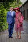 ROERMOND 19 mei 2026 Koning Willem Alexander en Koningin Maxima brengen een streekbezoek aan de gemeenten Maasgouw, Echt-Susteren, Roerdalen en Roermond. Tijdens het streekbezoek bezoekt het paar de schutterij in Wessem, Abdij Lilbosch in Echt, het smalste stukje Nederland in Illikhoven en Roermond, 19 Mei 2026. 