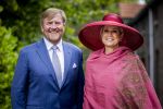 ROERMOND 19 mei 2026 Koning Willem Alexander en Koningin Maxima brengen een streekbezoek aan de gemeenten Maasgouw, Echt-Susteren, Roerdalen en Roermond. Tijdens het streekbezoek bezoekt het paar de schutterij in Wessem, Abdij Lilbosch in Echt, het smalste stukje Nederland in Illikhoven en Roermond, 19 Mei 2026. 