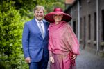 ROERMOND 19 mei 2026 Koning Willem Alexander en Koningin Maxima brengen een streekbezoek aan de gemeenten Maasgouw, Echt-Susteren, Roerdalen en Roermond. Tijdens het streekbezoek bezoekt het paar de schutterij in Wessem, Abdij Lilbosch in Echt, het smalste stukje Nederland in Illikhoven en Roermond, 19 Mei 2026. 