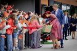 ROERMOND 19 mei 2026 Koning Willem Alexander en Koningin Maxima brengen een streekbezoek aan de gemeenten Maasgouw, Echt-Susteren, Roerdalen en Roermond. Tijdens het streekbezoek bezoekt het paar de schutterij in Wessem, Abdij Lilbosch in Echt, het smalste stukje Nederland in Illikhoven en Roermond, 19 Mei 2026. 