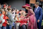ROERMOND 19 mei 2026 Koning Willem Alexander en Koningin Maxima brengen een streekbezoek aan de gemeenten Maasgouw, Echt-Susteren, Roerdalen en Roermond. Tijdens het streekbezoek bezoekt het paar de schutterij in Wessem, Abdij Lilbosch in Echt, het smalste stukje Nederland in Illikhoven en Roermond, 19 Mei 2026. 