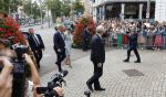 Den Haag 30 juni 2026
Koning Willem Alexander Koningin Maxima en prinses Amalia bij afscheid van Thom de Graaf in raad v State .