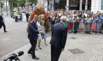 Den Haag 30 juni 2026
Koning Willem Alexander Koningin Maxima en prinses Amalia bij afscheid van Thom de Graaf in raad v State .