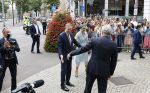 Den Haag 30 juni 2026
Koning Willem Alexander Koningin Maxima en prinses Amalia bij afscheid van Thom de Graaf in raad v State .