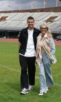 Amsterdam 4 juni 2026
Lunch met artiesten en influencers van de Amsterdamse zomer in het Olympisch stadion. Monique Smit kwam met aar man 