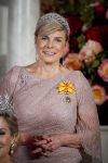Amsterdam, 17 Juni 2026 Keizer Naruhito, keizerin Masako van Japan, Koning Willem Alexander Koningin Maxima Prinses Amalia en Prinses Ariane tijdens het staatsbanket in het Koninklijk Paleis Amsterdam. 

Naruhito brengt een driedaags staatsbezoek aan Nederland.

