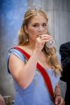 Amsterdam 9 juni 2026
Op uitnodiging van Zijne Majesteit de Koning - Koning Willem Alexander en Koningin Maxima brengt de bondspresident van Duitsland, Frank-Walter Steinmeier, een staatsbezoek aan Nederland. Hij wordt hierbij vergezeld door zijn echtgenote Elke BÃ¼denbender. Prinses Amalia was er s avonds bij het staatsbanket ook bij . Ze droeg het diadeem wat haar moeder tijdens trouwerij droeg.