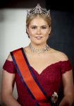 Amsterdam, 17 Juni 2026 Keizer Naruhito, keizerin Masako van Japan, Koning Willem Alexander Koningin Maxima Prinses Amalia en Prinses Ariane tijdens het staatsbanket in het Koninklijk Paleis Amsterdam. 

Naruhito brengt een driedaags staatsbezoek aan Nederland.

