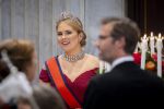 Amsterdam, 17 Juni 2026 Keizer Naruhito, keizerin Masako van Japan, Koning Willem Alexander Koningin Maxima Prinses Amalia en Prinses Ariane tijdens het staatsbanket in het Koninklijk Paleis Amsterdam. 

Naruhito brengt een driedaags staatsbezoek aan Nederland.

