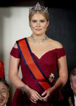Amsterdam, 17 Juni 2026 Keizer Naruhito, keizerin Masako van Japan, Koning Willem Alexander Koningin Maxima Prinses Amalia en Prinses Ariane tijdens het staatsbanket in het Koninklijk Paleis Amsterdam. 

Naruhito brengt een driedaags staatsbezoek aan Nederland.

