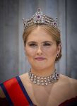 Amsterdam, 17 Juni 2026 Keizer Naruhito, keizerin Masako van Japan, Koning Willem Alexander Koningin Maxima Prinses Amalia en Prinses Ariane tijdens het staatsbanket in het Koninklijk Paleis Amsterdam. 

Naruhito brengt een driedaags staatsbezoek aan Nederland.

