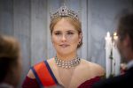 Amsterdam, 17 Juni 2026 Keizer Naruhito, keizerin Masako van Japan, Koning Willem Alexander Koningin Maxima Prinses Amalia en Prinses Ariane tijdens het staatsbanket in het Koninklijk Paleis Amsterdam. 

Naruhito brengt een driedaags staatsbezoek aan Nederland.

