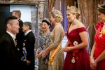 Amsterdam, 17 Juni 2026 Keizer Naruhito, keizerin Masako van Japan, Koning Willem Alexander Koningin Maxima Prinses Amalia en Prinses Ariane tijdens het staatsbanket in het Koninklijk Paleis Amsterdam. 

Naruhito brengt een driedaags staatsbezoek aan Nederland.

